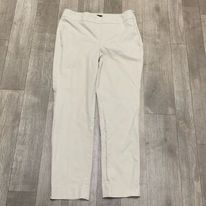 Talbots Cream Ankle Pants